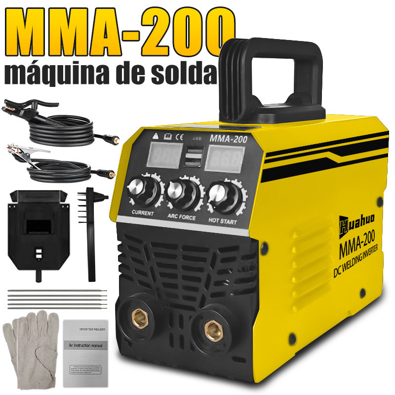 Máquina De Solda Inversora 220V/110V MMA-200 Tecnologia IGBT Ferramenta De Soldagem Portátil