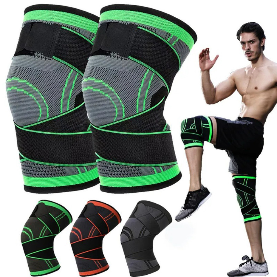 Kit 1 Joelheiras ou Tornozeleira De Compressão Tensor Alívio De Dor No Joelho