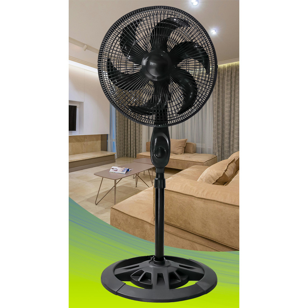 Ventilador C/ Pedestal Coluna Forte Barato Silencioso Dormir  6 PÁS para refrescar.