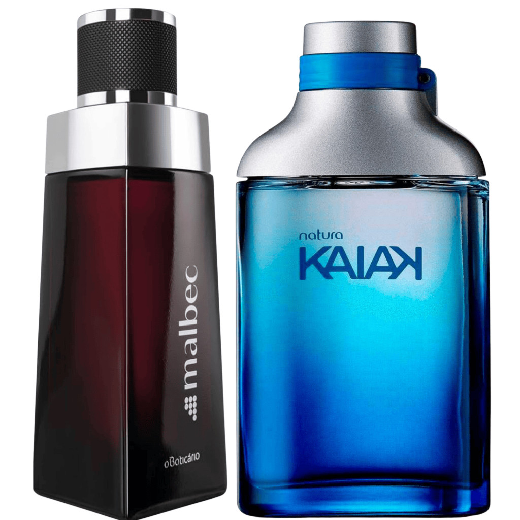 Kit 2 Perfumes Masculinos Nacionais 100ml Cada Embalagem de Vidro Lacrado