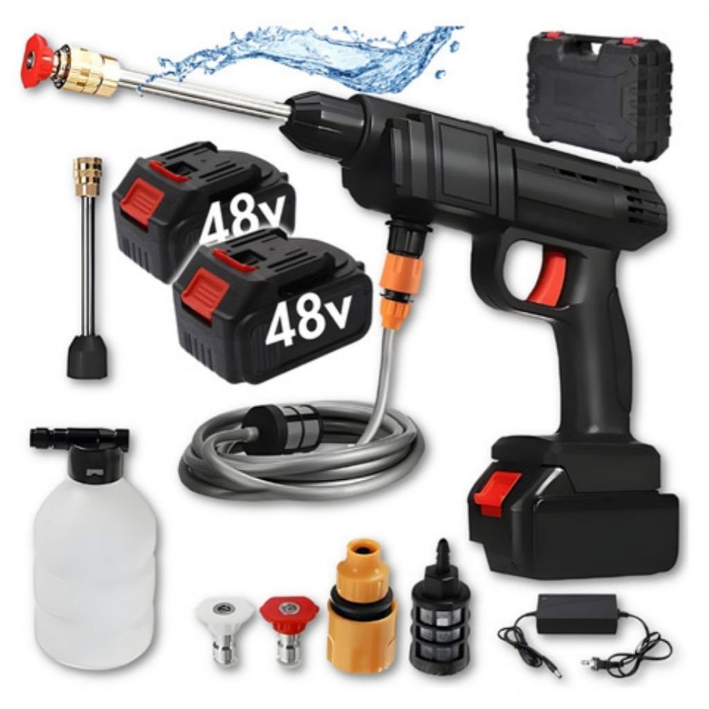 LAVADORA DE ALTA  PRESSÃO  48V OPÇÃO DE COMPRA LAVADORA COM 2 BATERIAS, 1 BATERIA E  LAVADORA COM APENAS  1 BATERIA