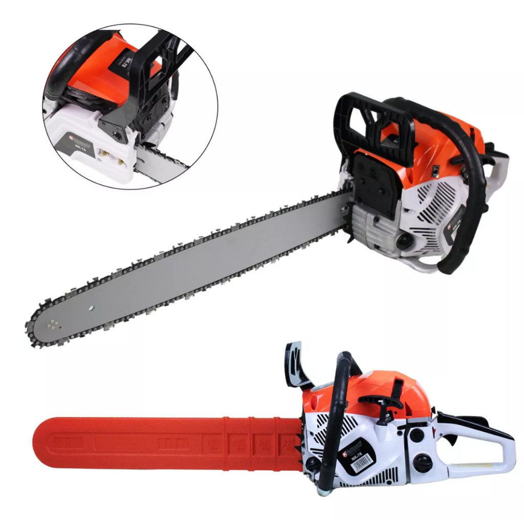 MOTOSSERRA A GASOLINA 78CC SABRE 22 POLEGADAS 55CM MOTO SERRA NAKASAKI